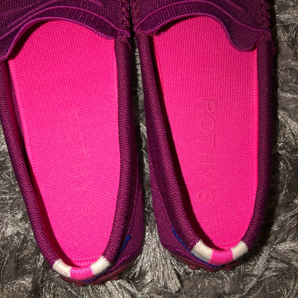 Driving loafers ROTHY’s Raspberry slip on Penny driver - Picture 11 of 13